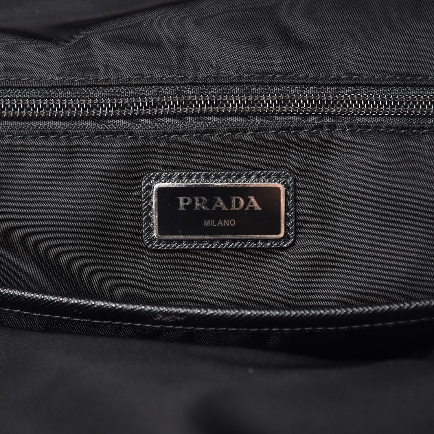 Prada Nylon Montagna Saffiano Day Backpack Black 6 of 10