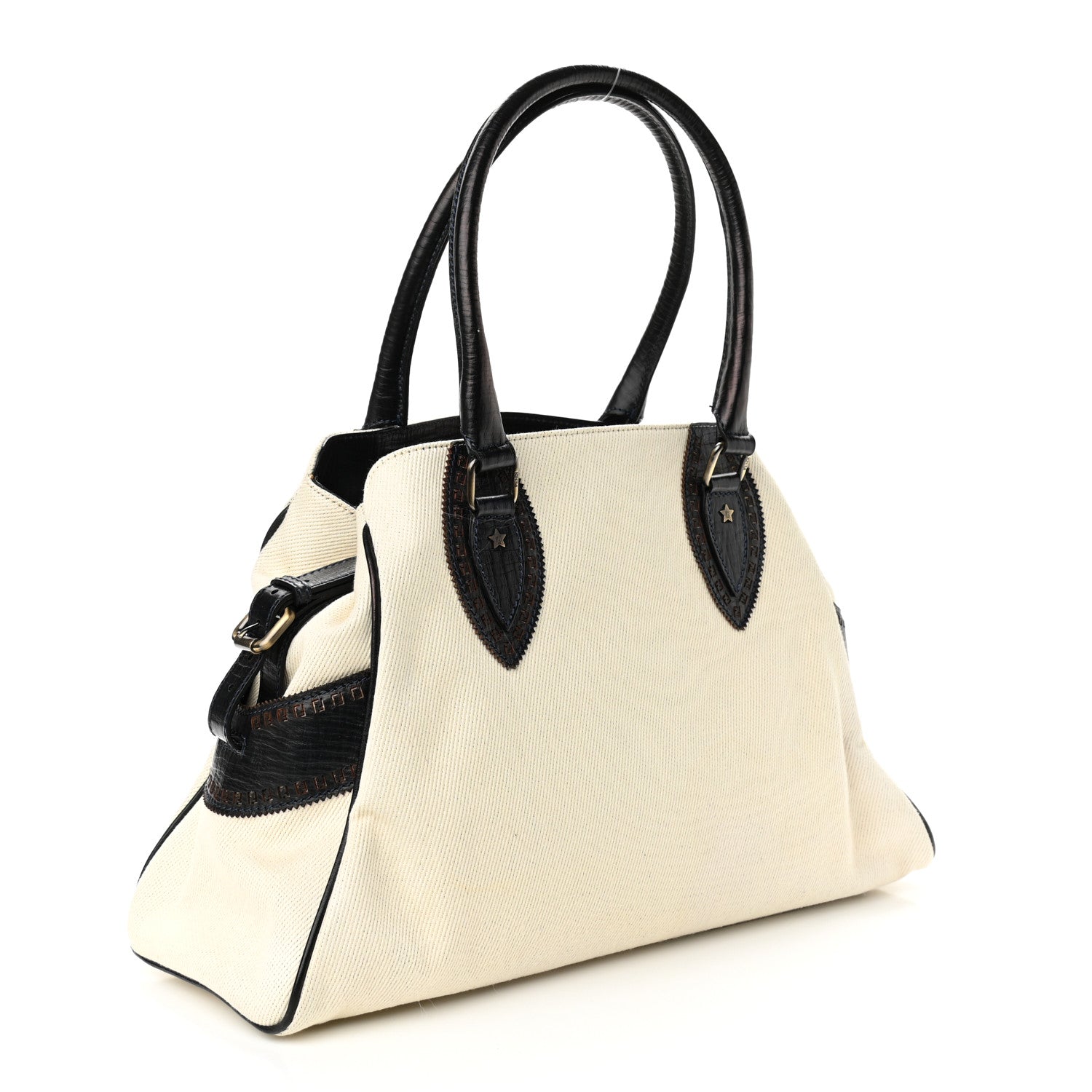Fendi Canvas Bag De Jour Tote Natural 3 of 12