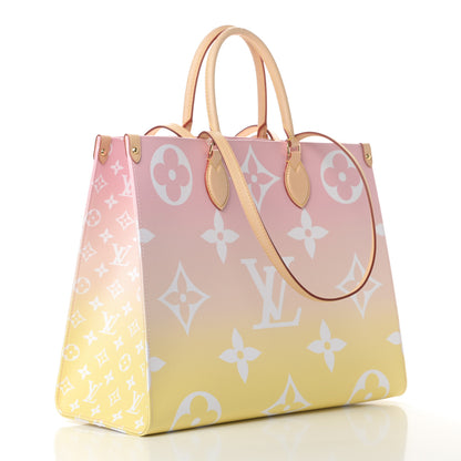 Louis Vuitton Monogram Giant By The Pool Onthego GM Light Pink 3 of 10
