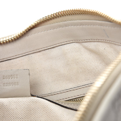 Gucci Guccissima Heart Bit Charm Top Handle Tote Off White 18 of 19