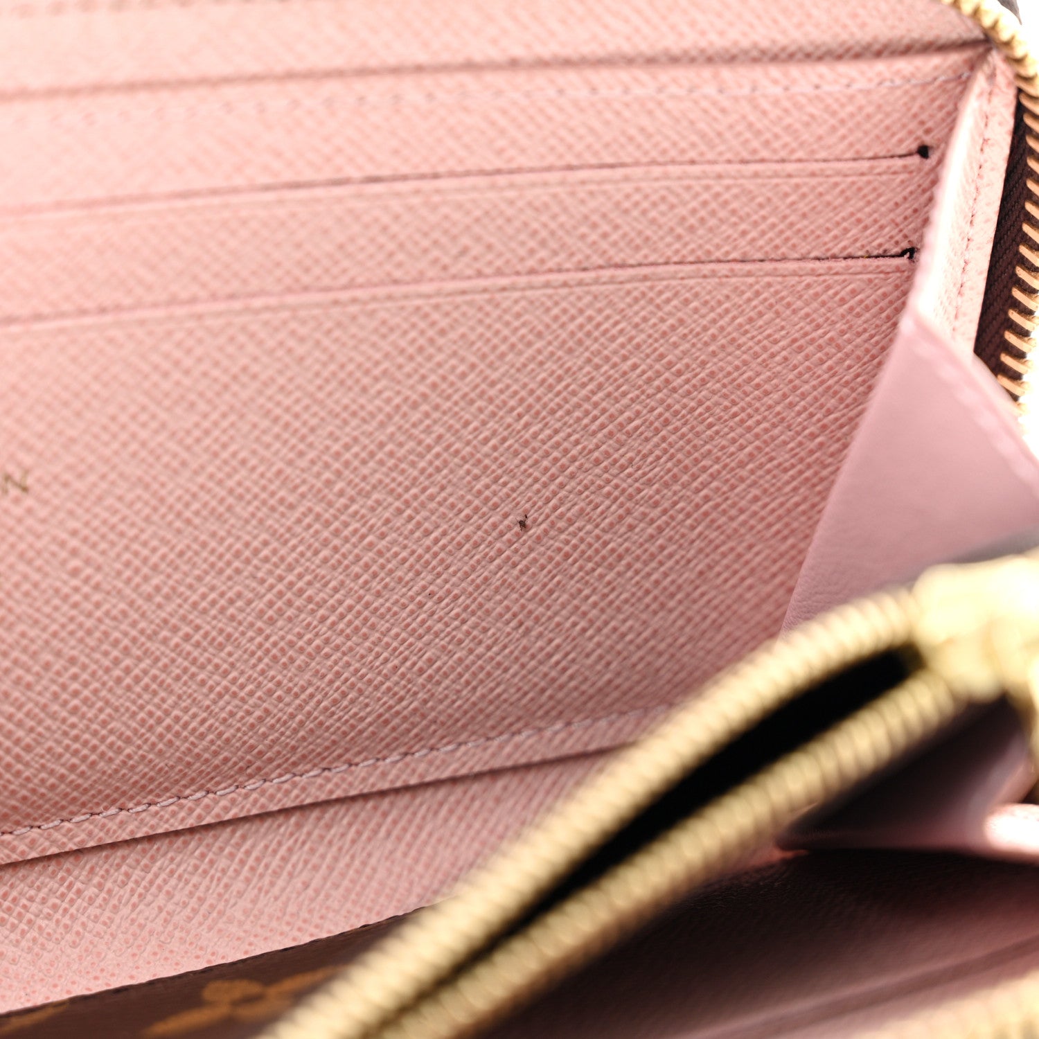 Louis Vuitton Monogram Clemence Wallet Rose Ballerine 8 of 13