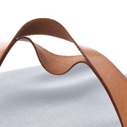 Celine Drummed Calfskin Small Open Tote Blue 14 of 17