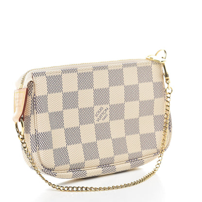 Louis Vuitton Damier Azur Mini Pochette Accessories 3 of 7