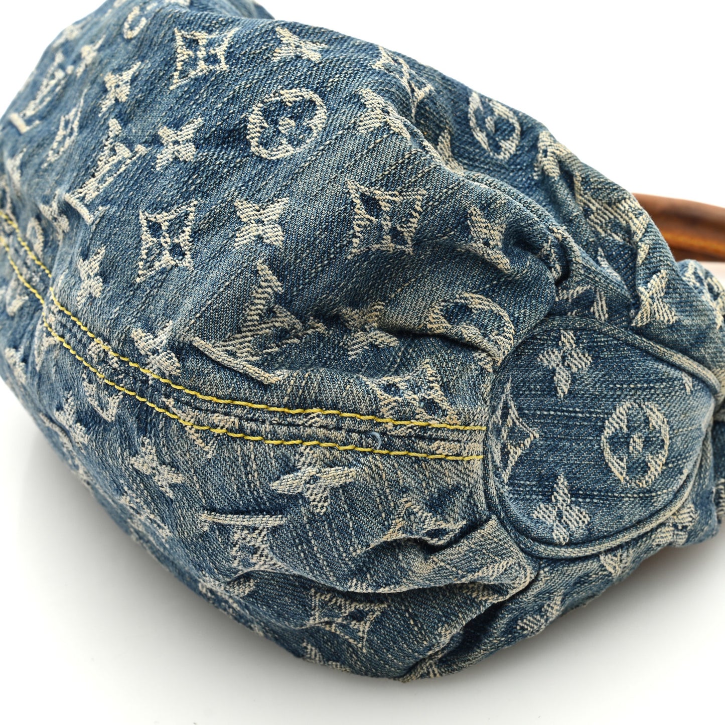 LOUIS VUITTON Monogram Denim Pleaty Blue
