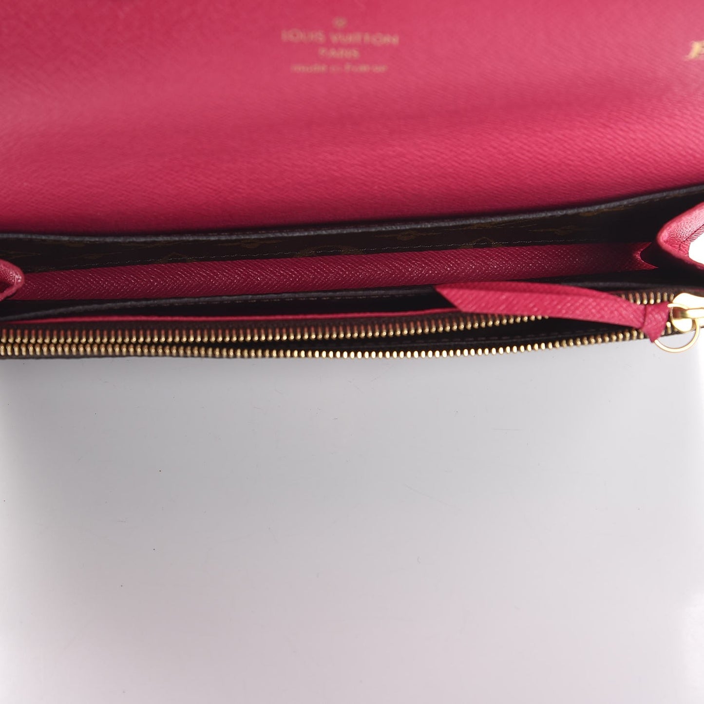 Monogram Emilie Wallet Hot Pink