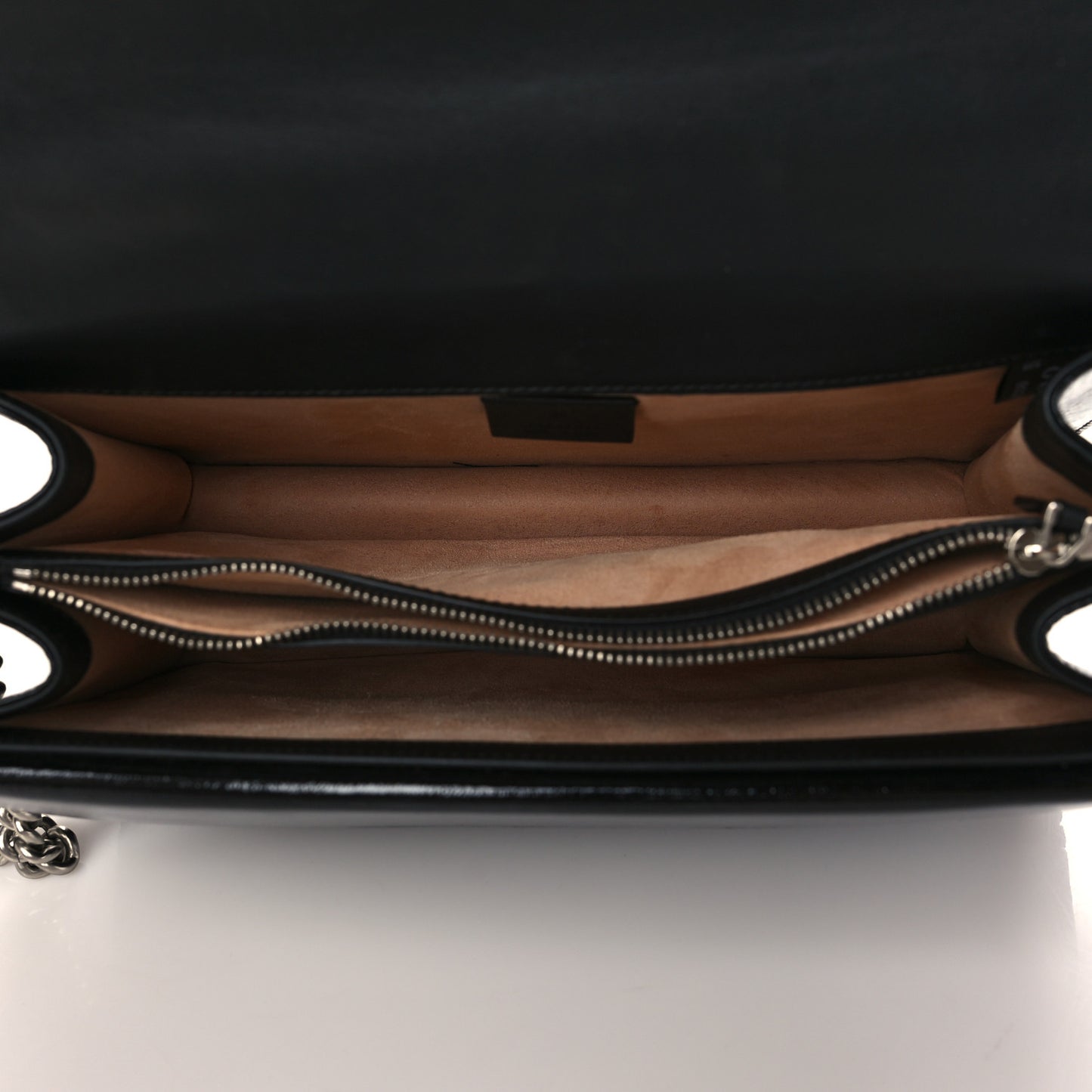 Velvet Skipper GG Monogram Small Dionysus Shoulder Bag Blue Beige Black