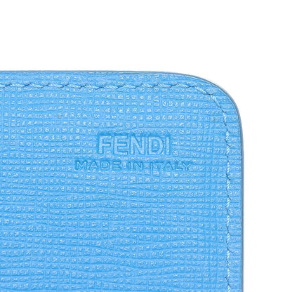 Fendi Vitello Elite Crystal Eye Monster Continental Wallet Royal Blue Papavero Multicolor 6 of 8