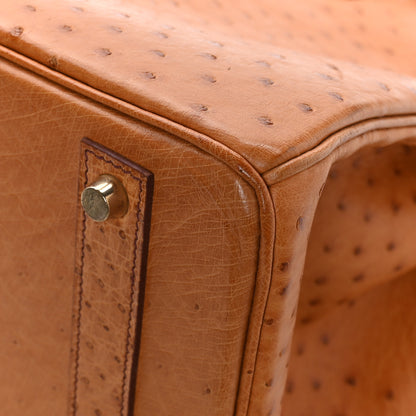 Hermes Ostrich Birkin 40 Gold 12 of 13