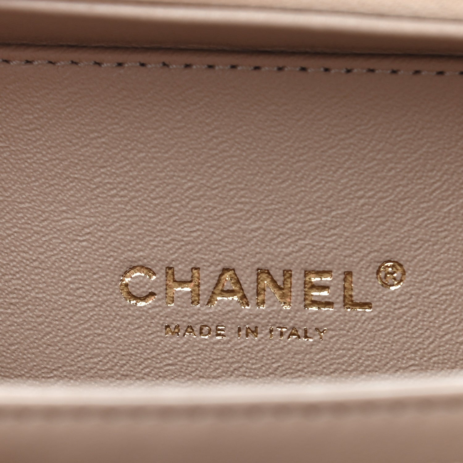 Chanel Caviar Quilted Small CC Filigree Vanity Case Beige 6 of 11