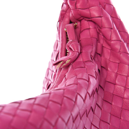 Bottega Veneta Nappa Intrecciato Medium Veneta Hobo Fuchsia 11 of 11