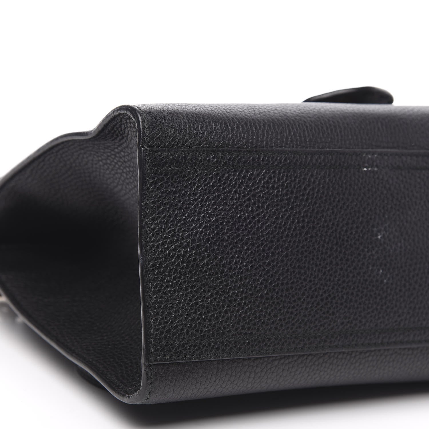 Gucci Calfskin Small GG Marmont Top Handle Bag Black 8 of 13