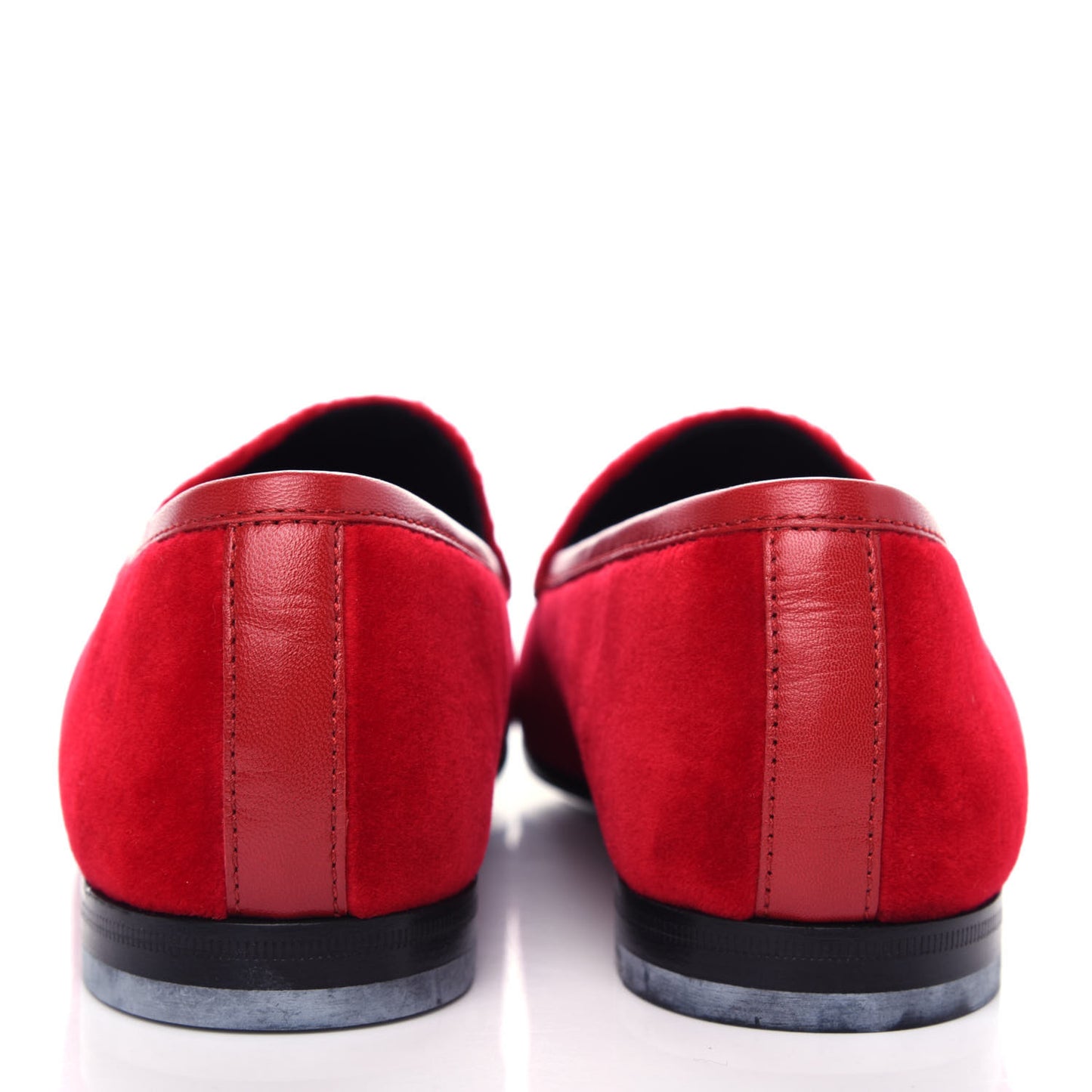 Velvet Horsebit Womens Jordaan Loafers 37 Hibiscus Red