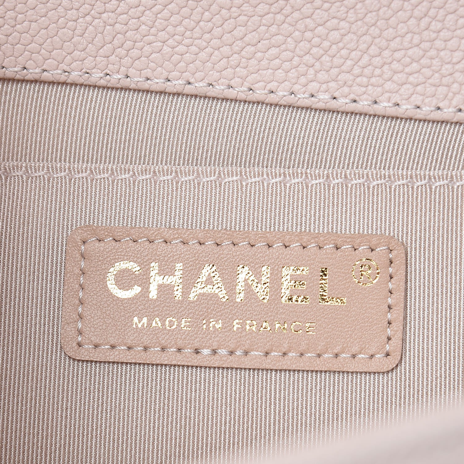 Chanel Caviar Chevron Quilted Medium Boy Flap Nude 6 of 11
