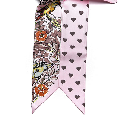 Hermes Silk Jungle Love Love Twilly Rose Pale Etoupe 3 of 5