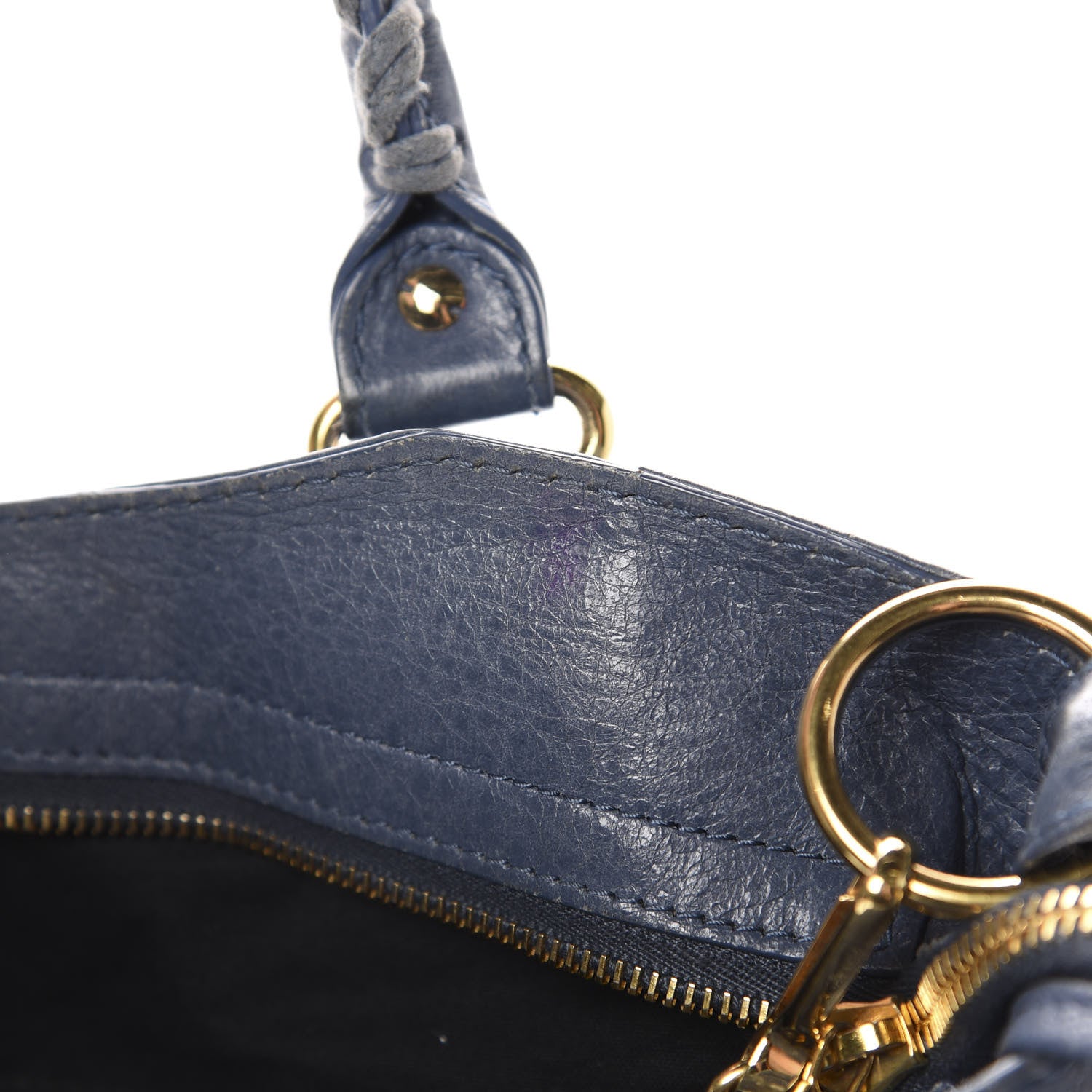 Balenciaga Agneau Giant 12 Gold Hardware Velo Bleu Persan 8 of 14
