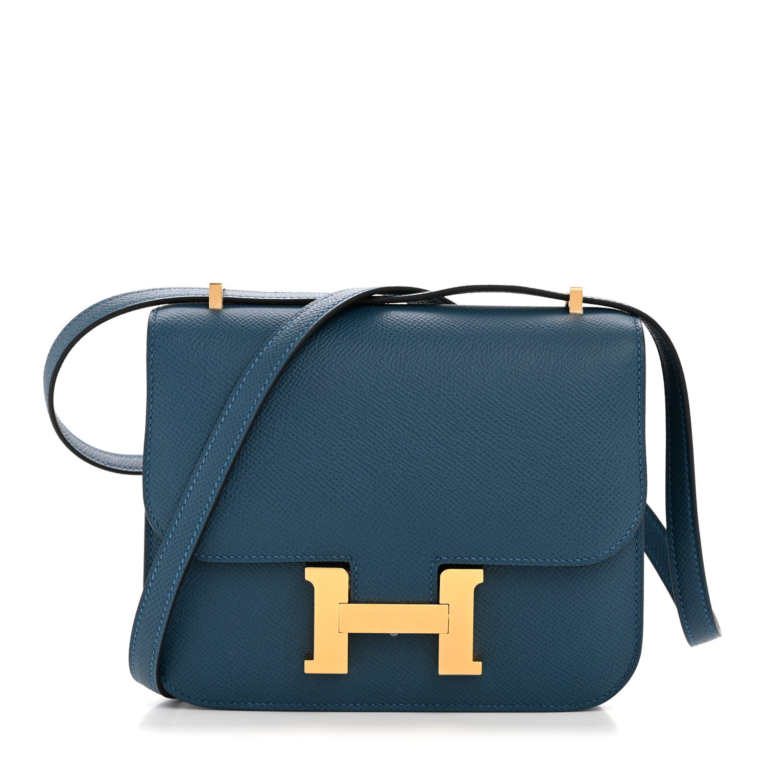 Hermes Epsom Constance 18 Deep Blue 1 of 13