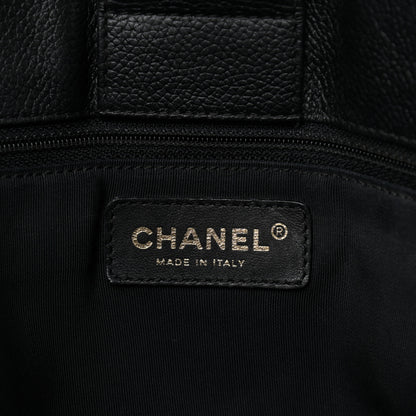 Chanel Calfskin Cerf Executive Shopper Tote Black 5 of 12