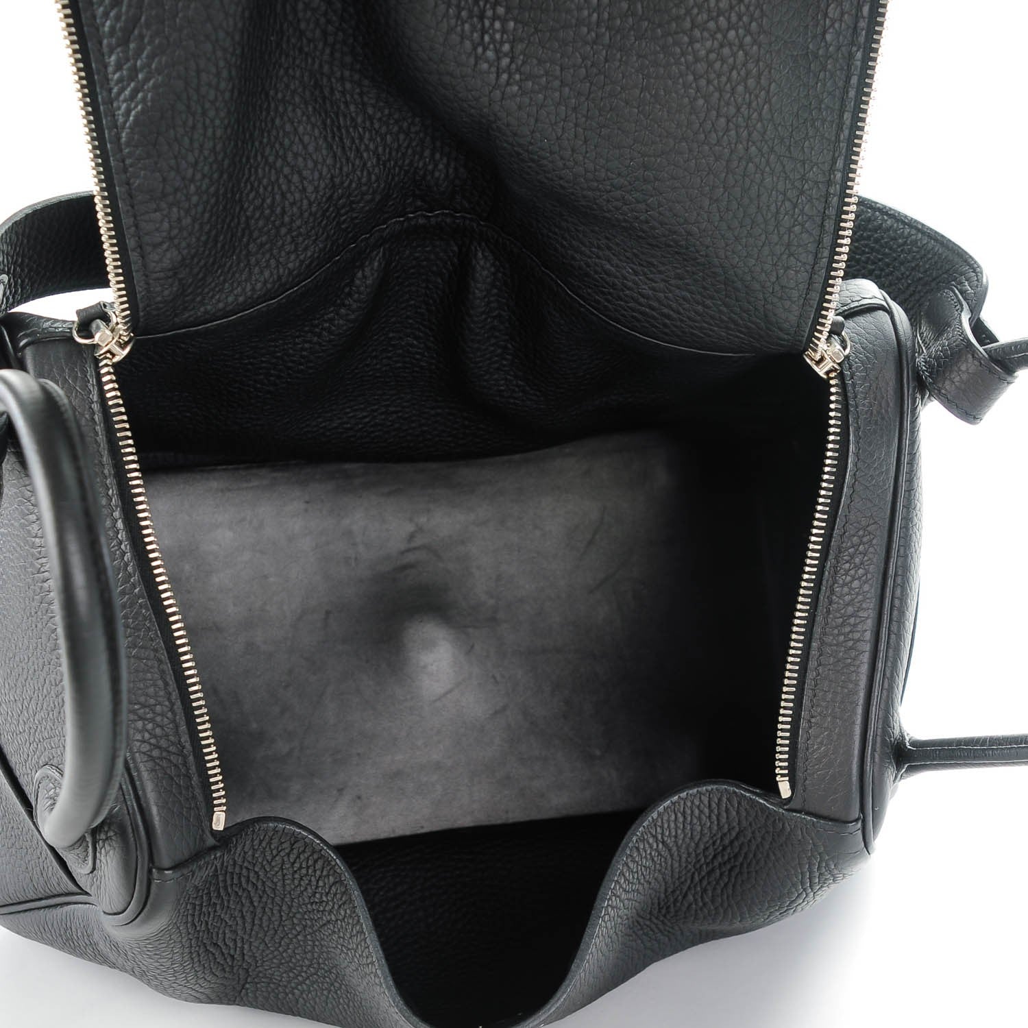 Hermes Taurillon Clemence Lindy 34 Black 5 of 11