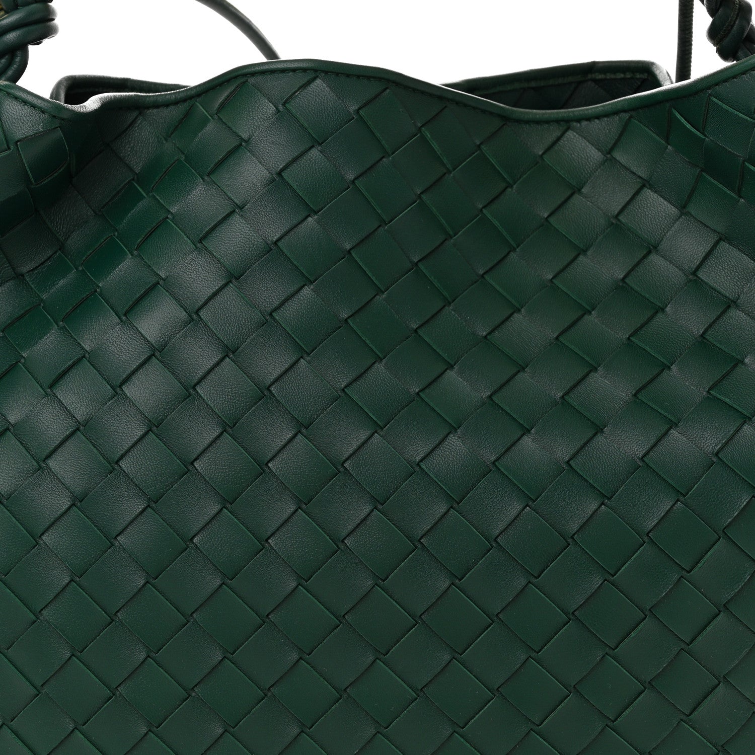 Bottega Veneta Nappa Intrecciato Medium Sardine Bag Emerald Green 9 of 11