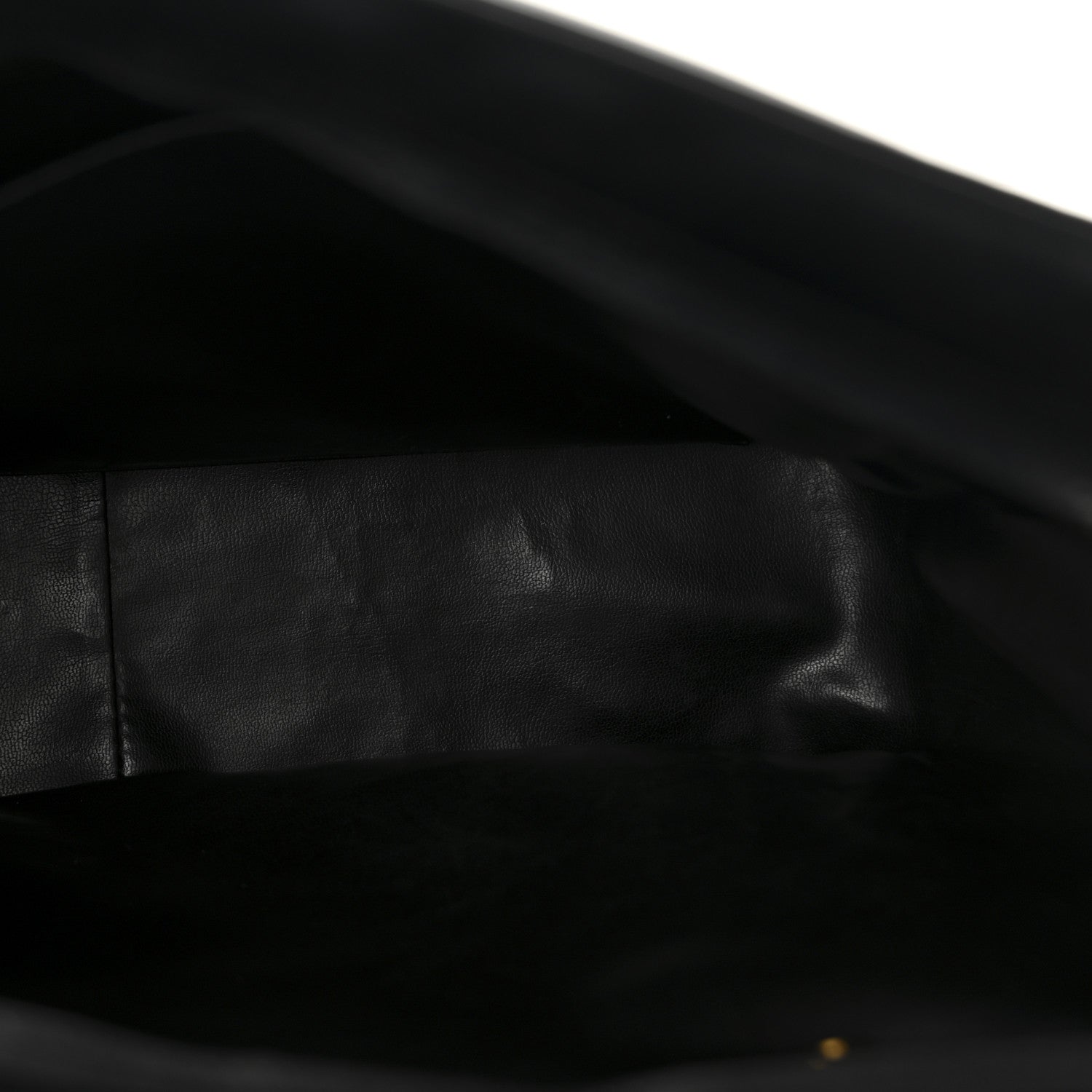 Chanel Lambskin Quilted Shopping Tote Black 5 of 10