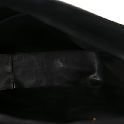 Chanel Lambskin Quilted Shopping Tote Black 5 of 10