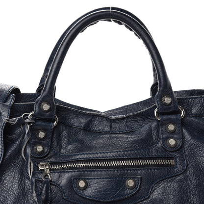 Balenciaga Agneau Giant 12 Silver Hardware City Bleu Obscur 17 of 17