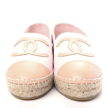 Chanel Lambskin CC Espadrilles 39 Light Pink 5 of 11