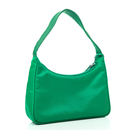 Prada Tessuto Nylon Mini Re-Edition 2000 Bag Menta 3 of 11