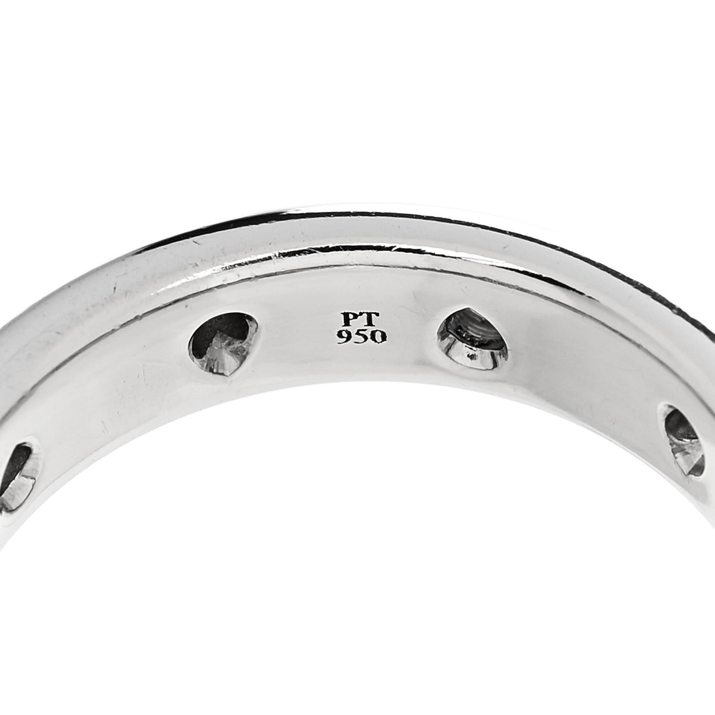 Platinum Diamond 4mm Etoile Band Ring 47 4.25
