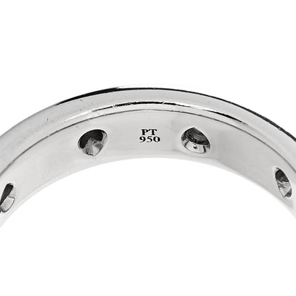 Tiffany Platinum Diamond 4mm Etoile Band Ring 47 4.25 5 of 5