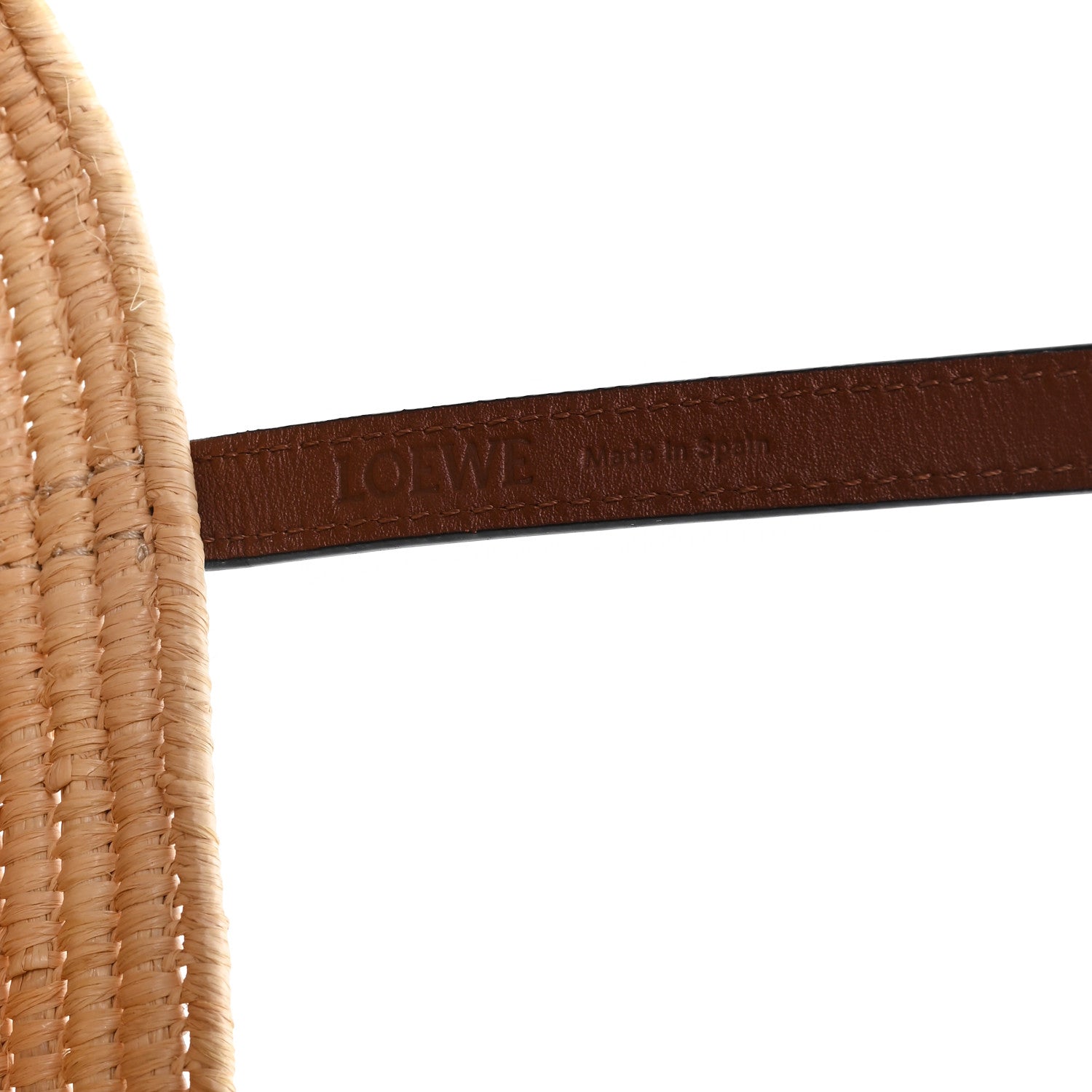 Loewe Raffia Small Square Basket Tote Bag Natural Tan 6 of 10