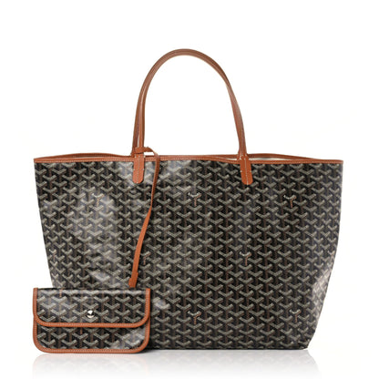 Goyard Goyardine Saint Louis GM Black Gold 1 of 9