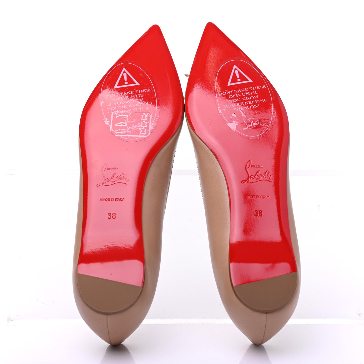 Nappa Solasofia Flats 38 Nude