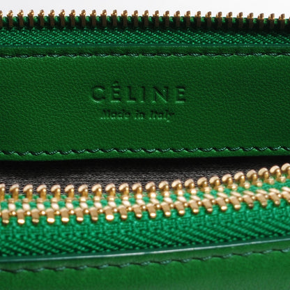 Celine Lambskin Large Trio Crossbody Bag Grass 5 of 8