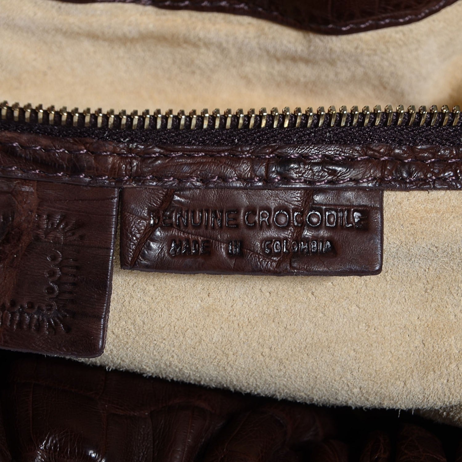 Nancy Gonzalez Crocodile Hobo Brown 7 of 8