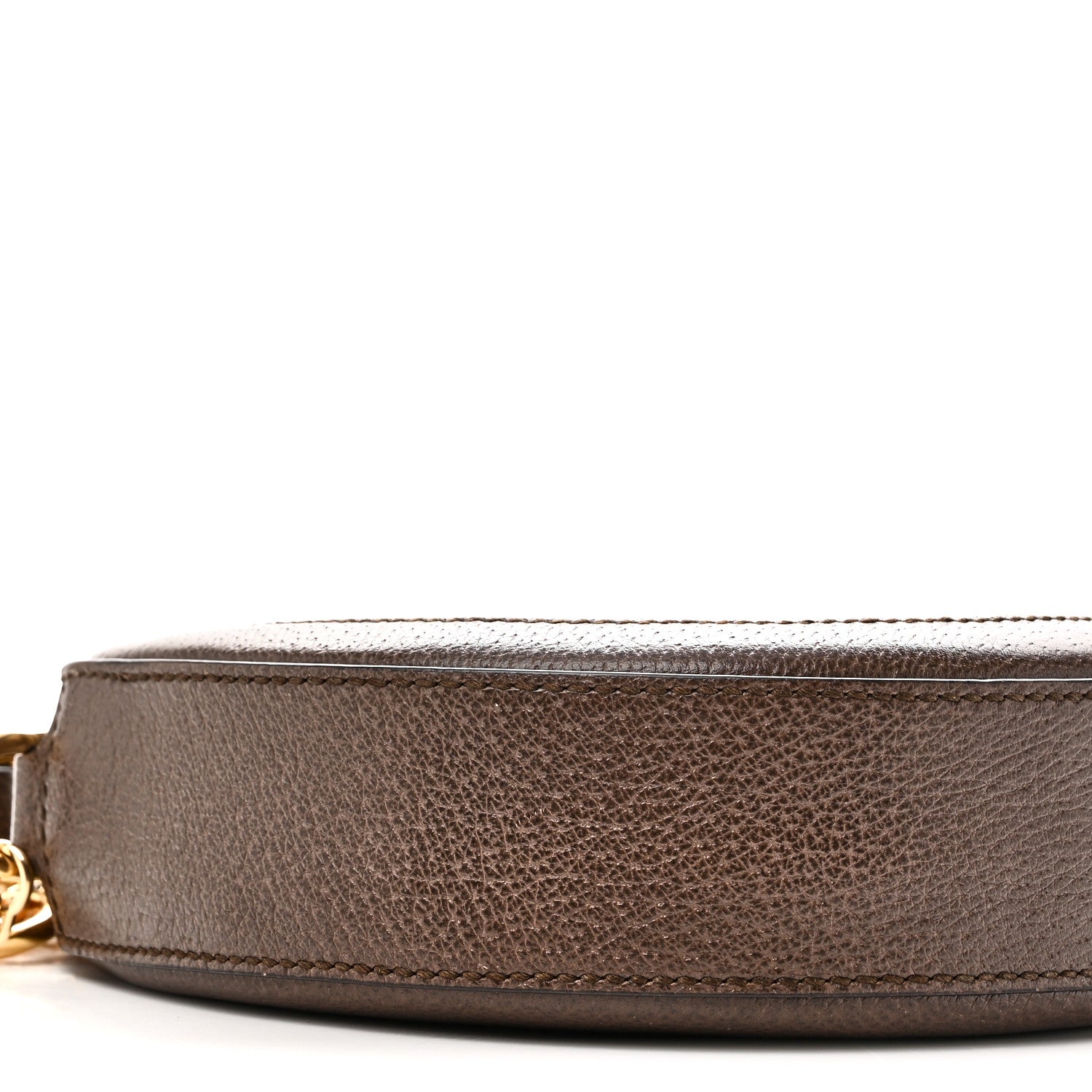 Gucci GG Supreme Monogram Web Mini Ophidia Round Shoulder Bag Brown 9 of 10