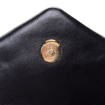 Saint Laurent Calfskin Y Quilted Monogram Toy Loulou Crossbody Bag Black 14 of 17