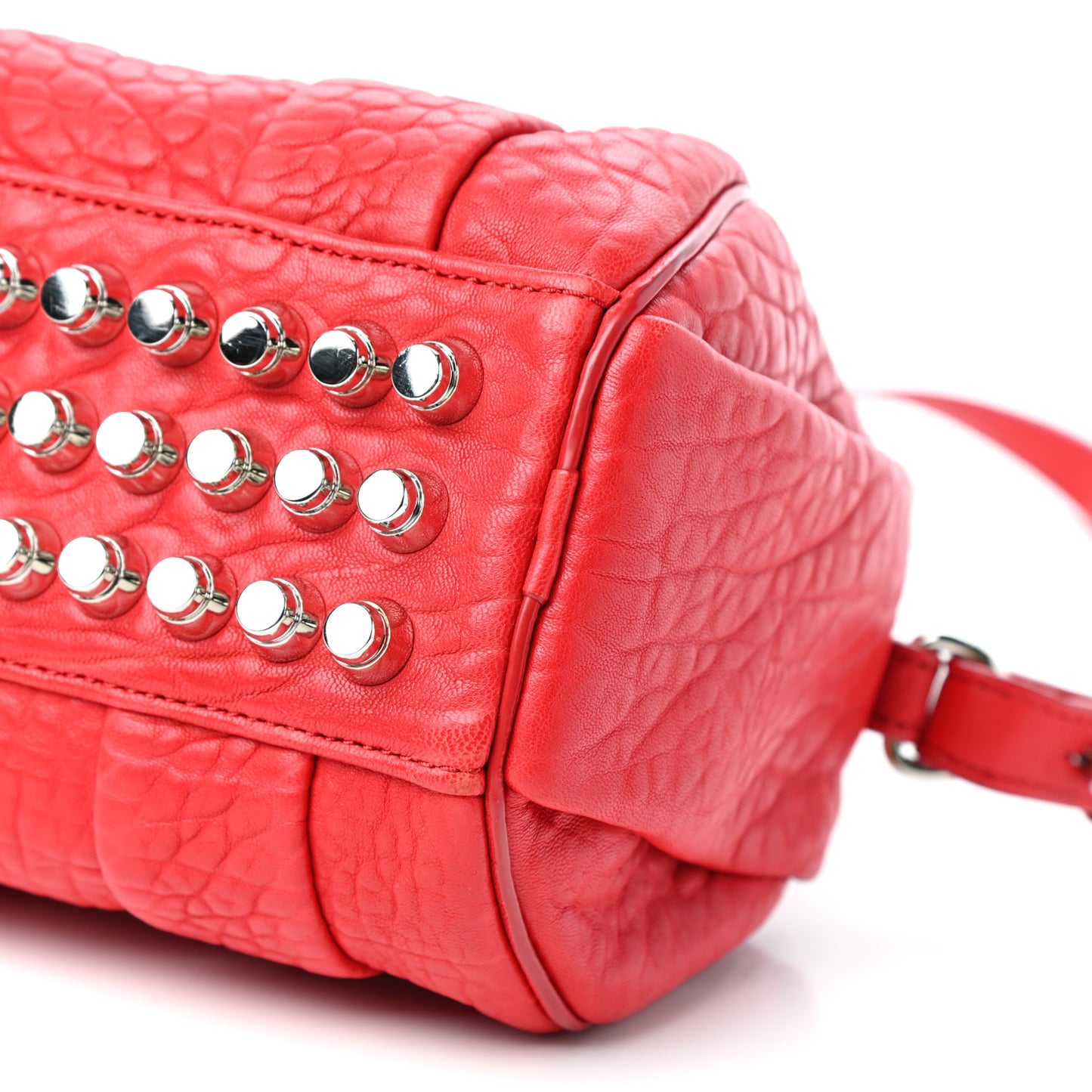 Pebbled Lambskin Mini Rockie Cult Rhodium Hardware