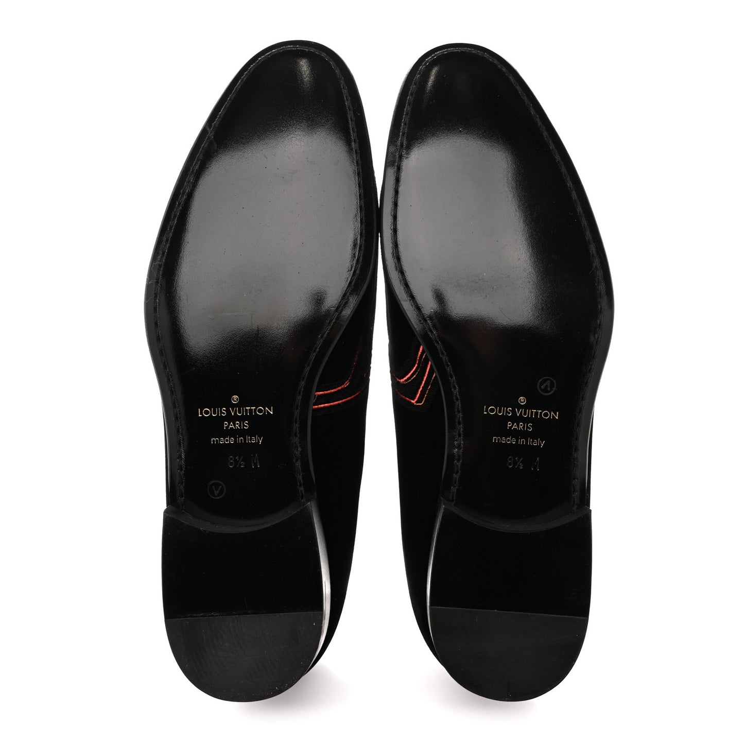 Velvet Mens Upside Down Auteuil Slipper 8.5 Black