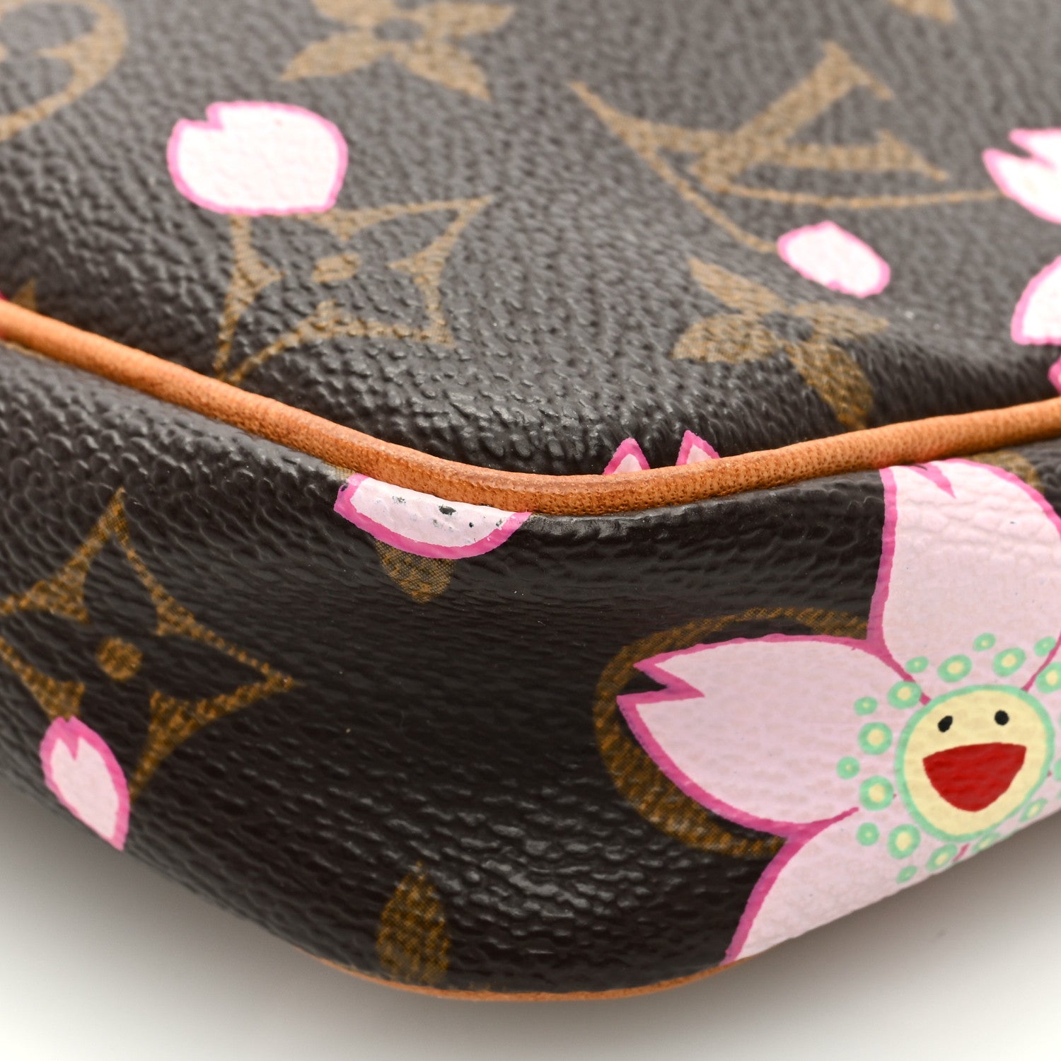 Louis Vuitton Monogram Cherry Blossom Pochette Accessories Brown 9 of 11