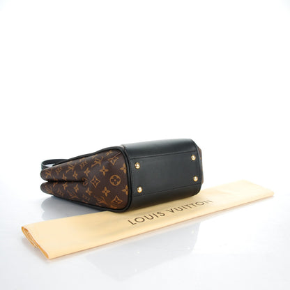 Louis Vuitton Calfskin Monogram Kimono Tote PM Black 4 of 7