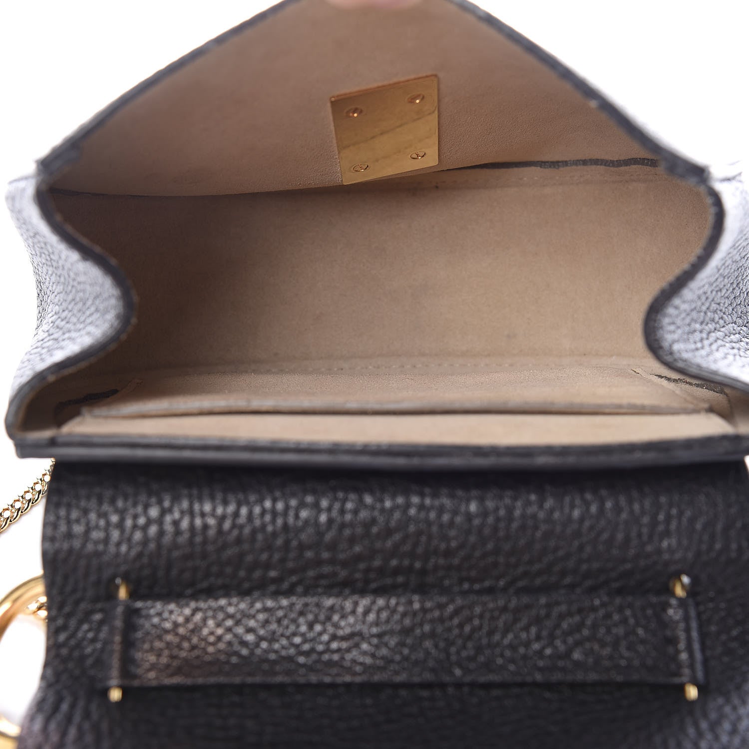 Chloe Grained Lambskin Mini Drew Shoulder Bag Black 5 of 9