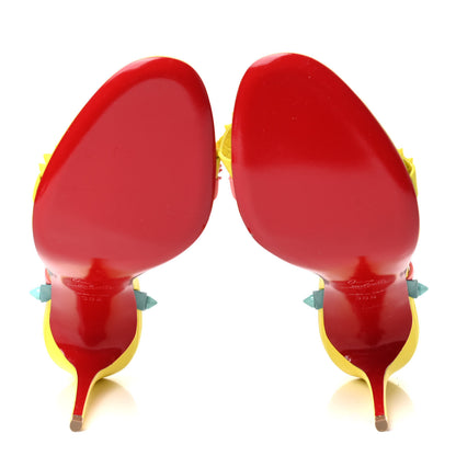 Christian Louboutin Nappa Spikes Mafaldina 100 Sandals 38.5 Version Multi 5 of 8