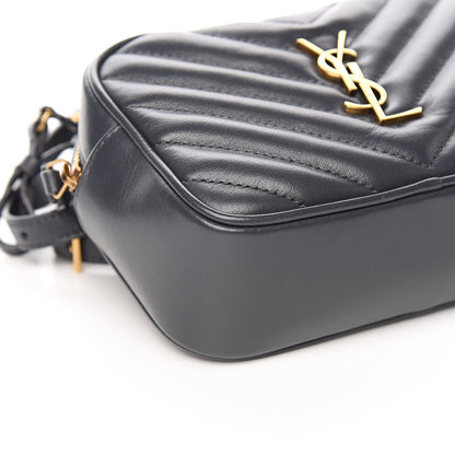 Saint Laurent Calfskin Matelasse Monogram Lou Belt Bag Dark Smog 8 of 11