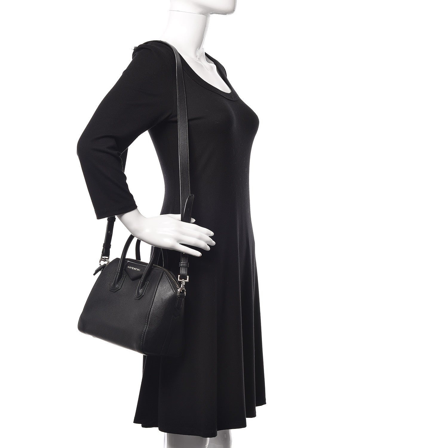 Givenchy Sugar Goatskin Mini Antigona Black 2 of 10