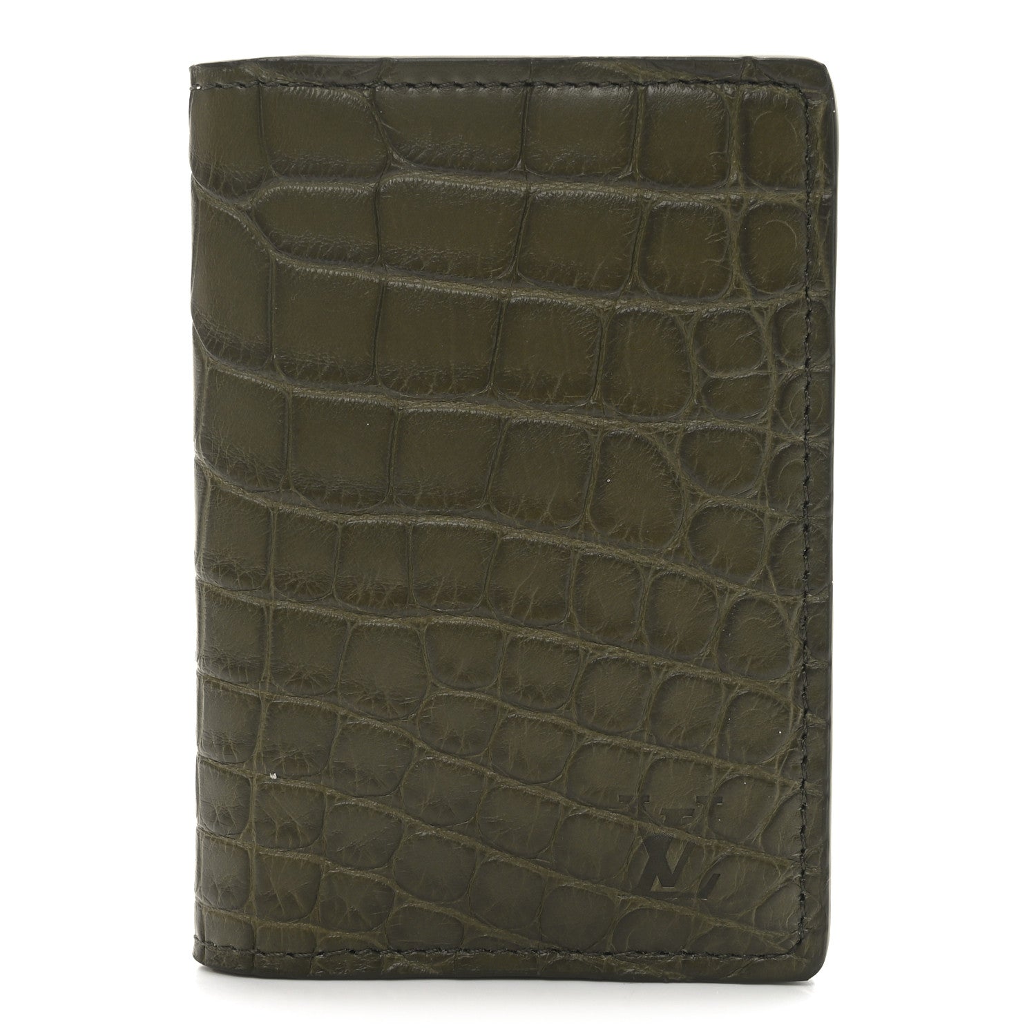Louis Vuitton Alligator Pocket Organizer Green 1 of 6