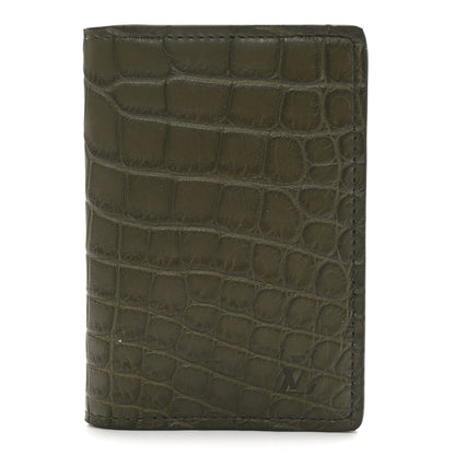 Louis Vuitton Alligator Pocket Organizer Green 1 of 6