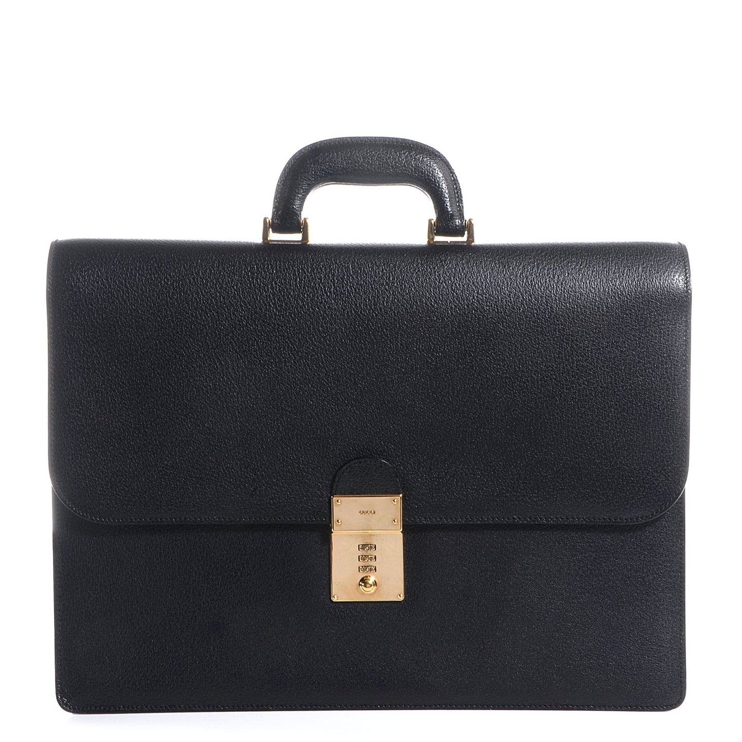 Leather Briefcase Black