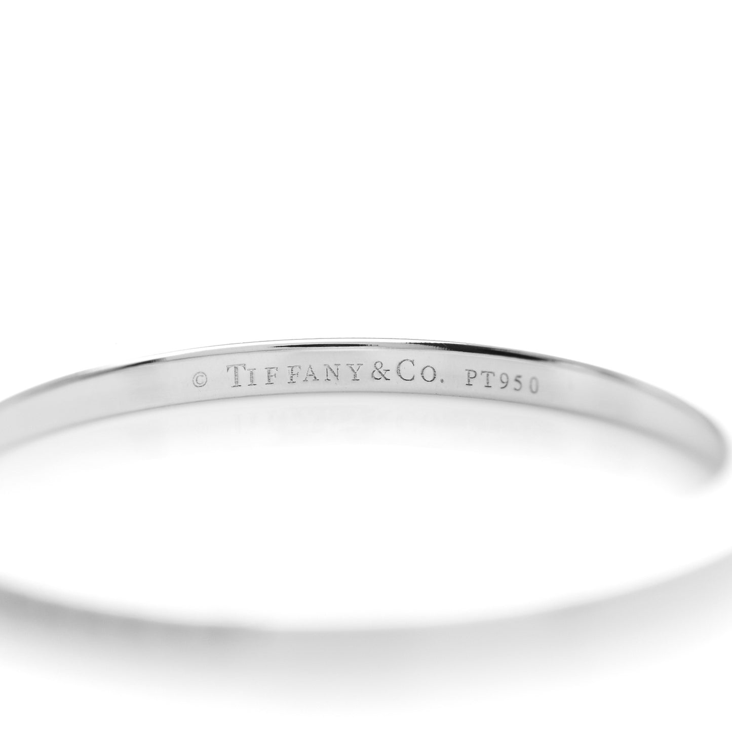 Platinum Diamond Lucida Half Circle Wedding Band Ring 54 7