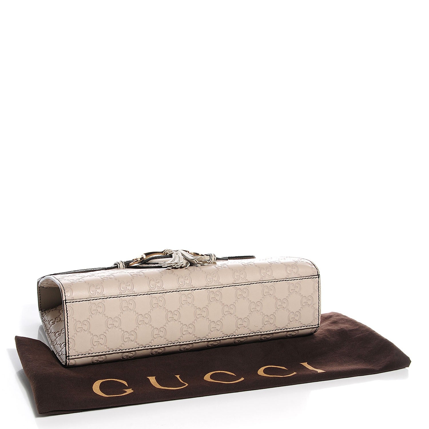 Gucci Guccisima Medium Emily Chain Shoulder Bag Off White 5 of 10